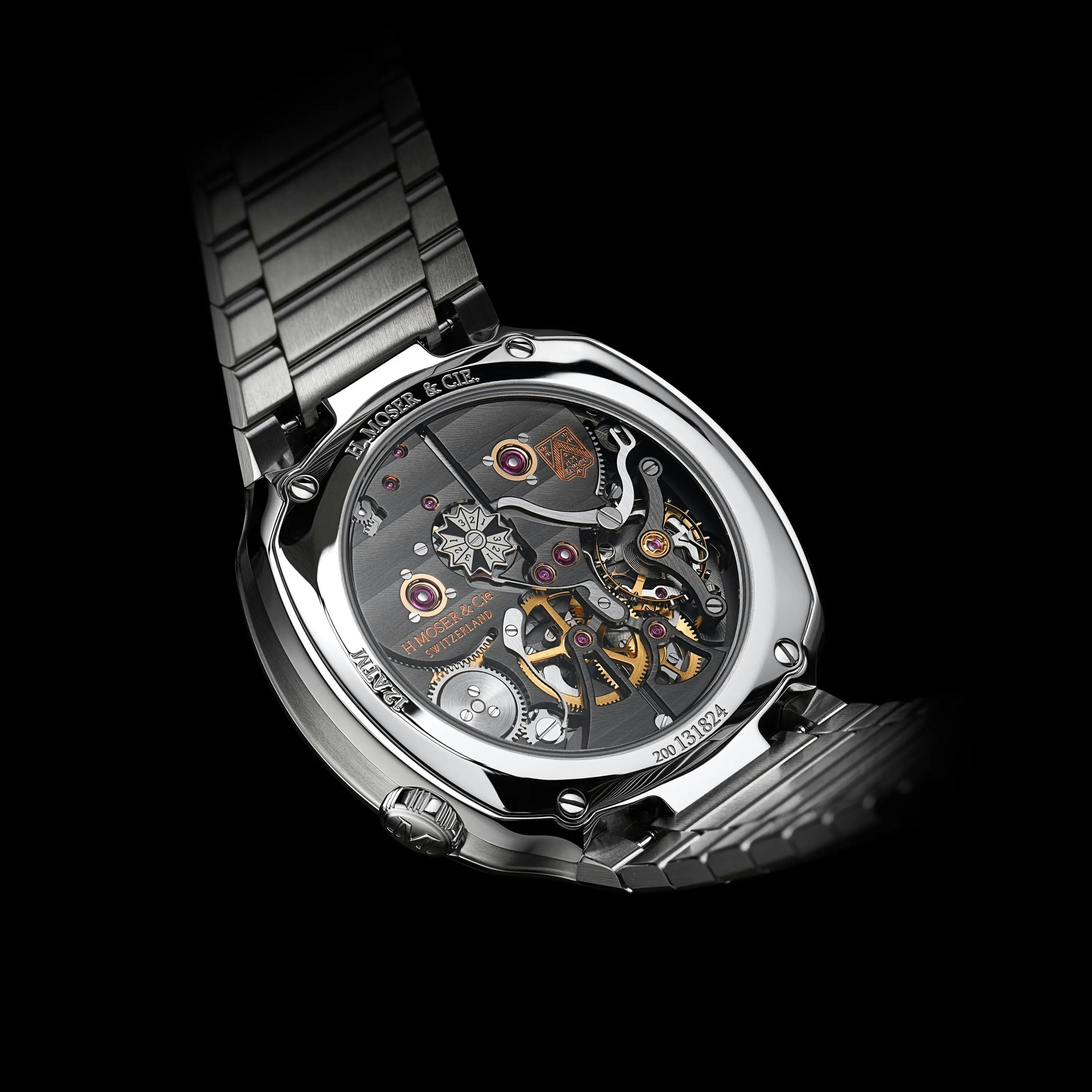 H. Moser & Cie. Streamliner Perpetual Calendar caseback