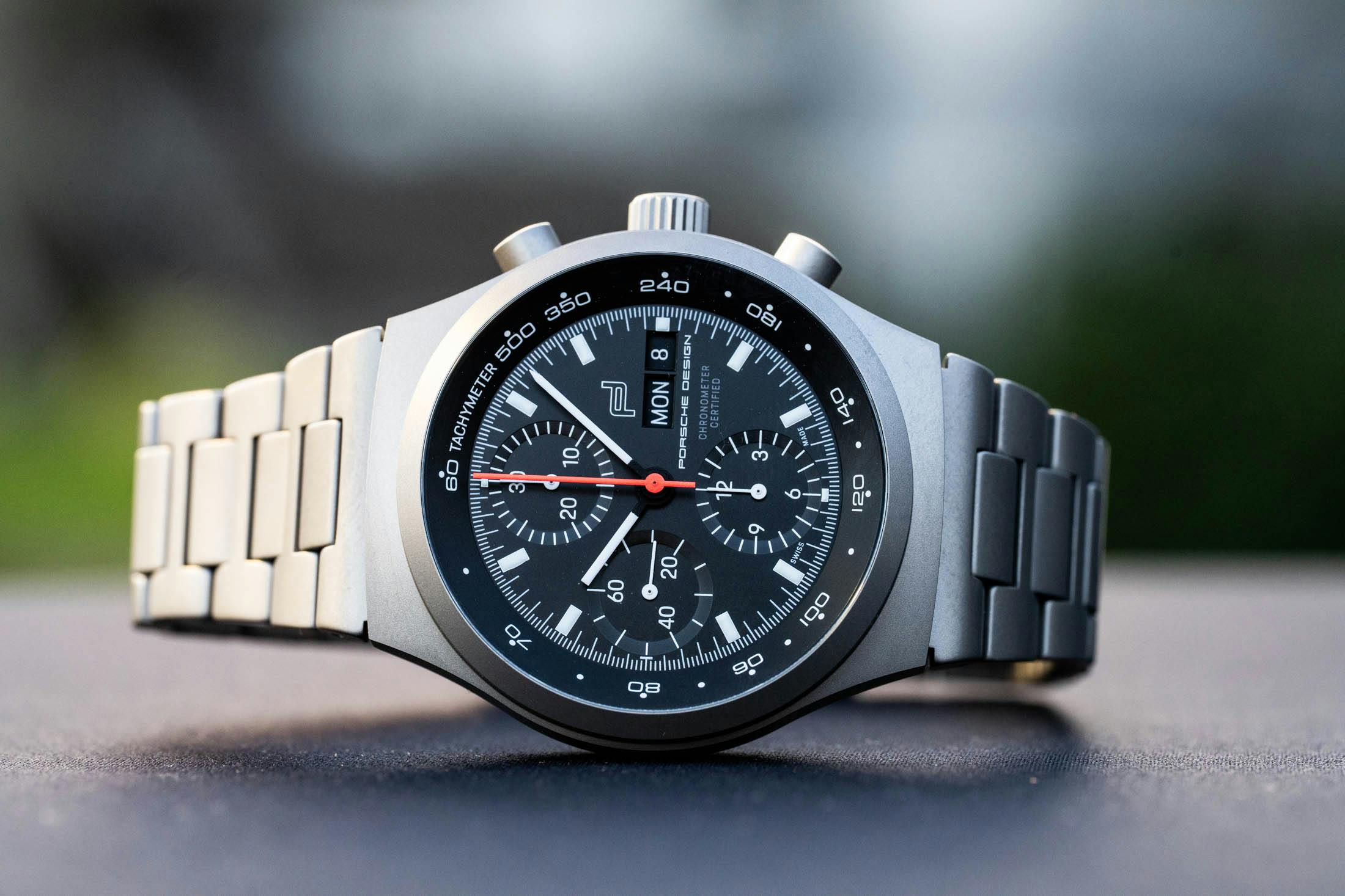 Porsche Design Chronograph 1 All-Titanium Numbered Edition On Table