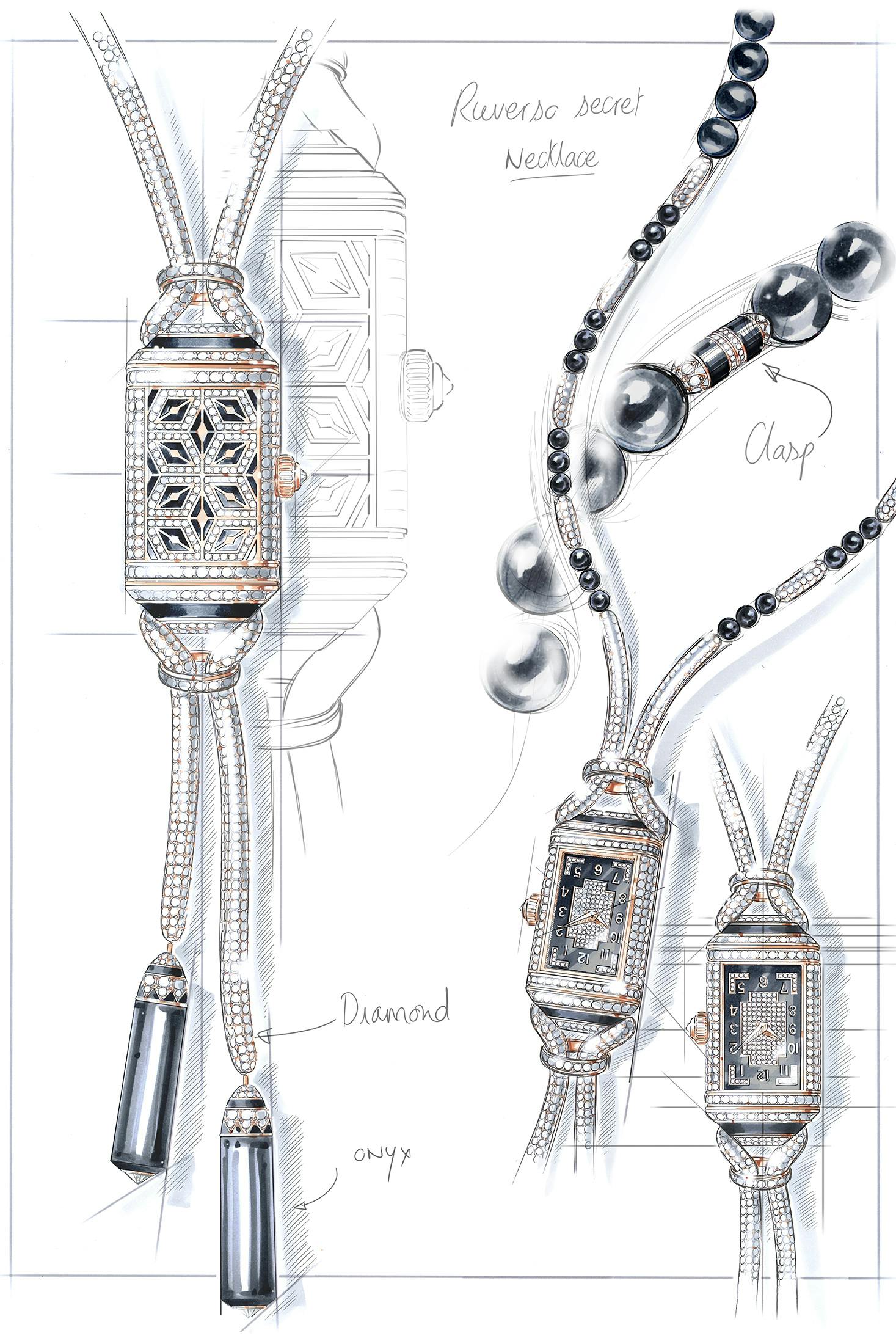 Reverso Secret Pendant