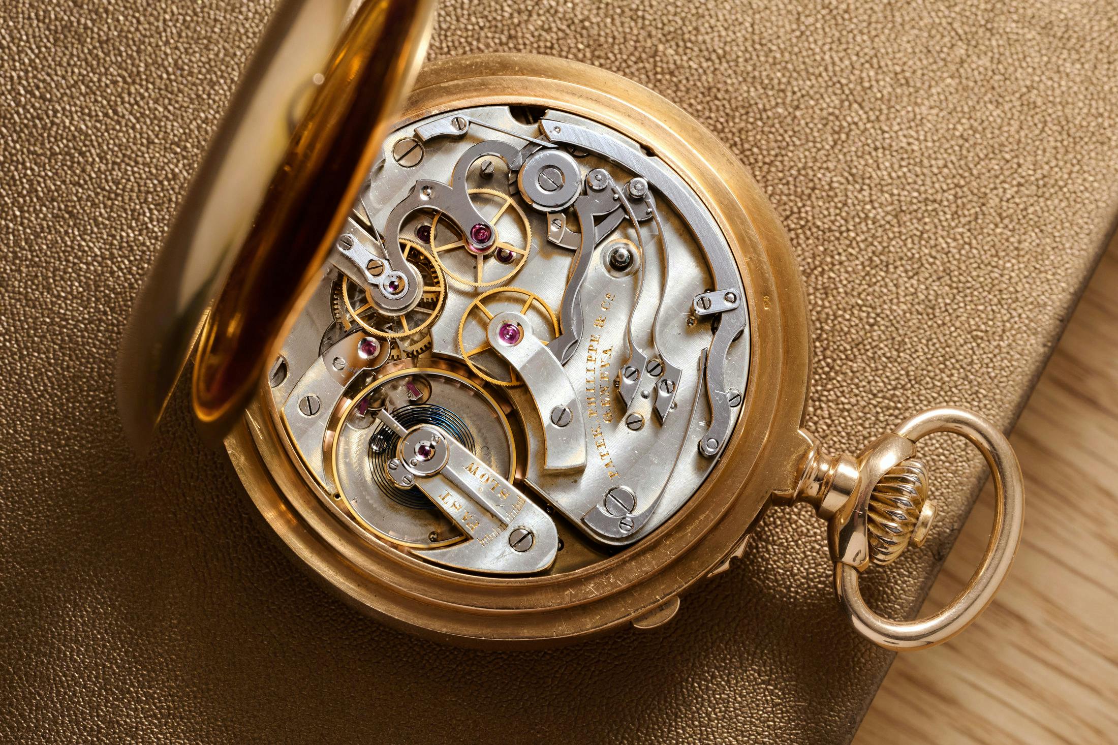 A Patek Philippe & Co. split-seconds wristwatch, movement no. 65'023, with a 19''' Piguet Fréres ébauche