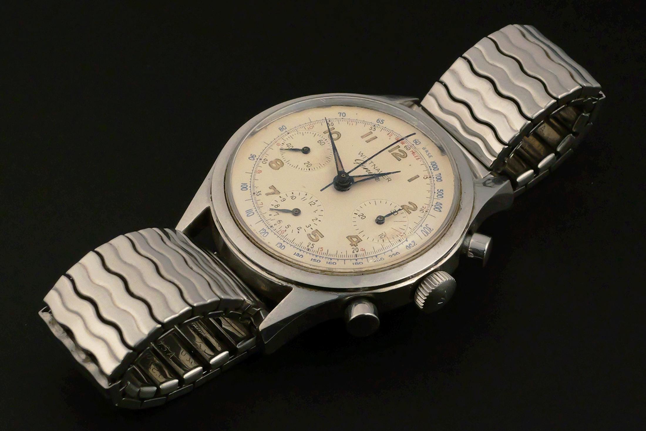 A Wittnauer 235T, A Cleto Munari "Sotsy," A Blancpain Technisub, And An Eberhard Contograf
