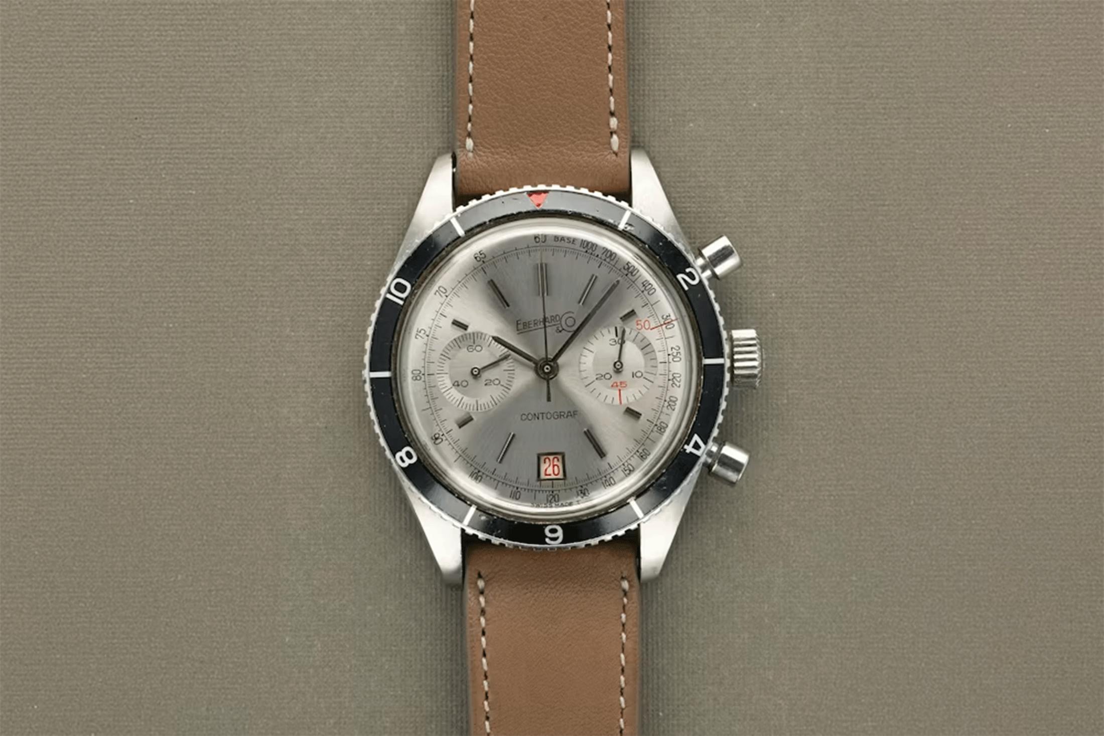 A Wittnauer 235T, A Cleto Munari "Sotsy," A Blancpain Technisub, And An Eberhard Contograf