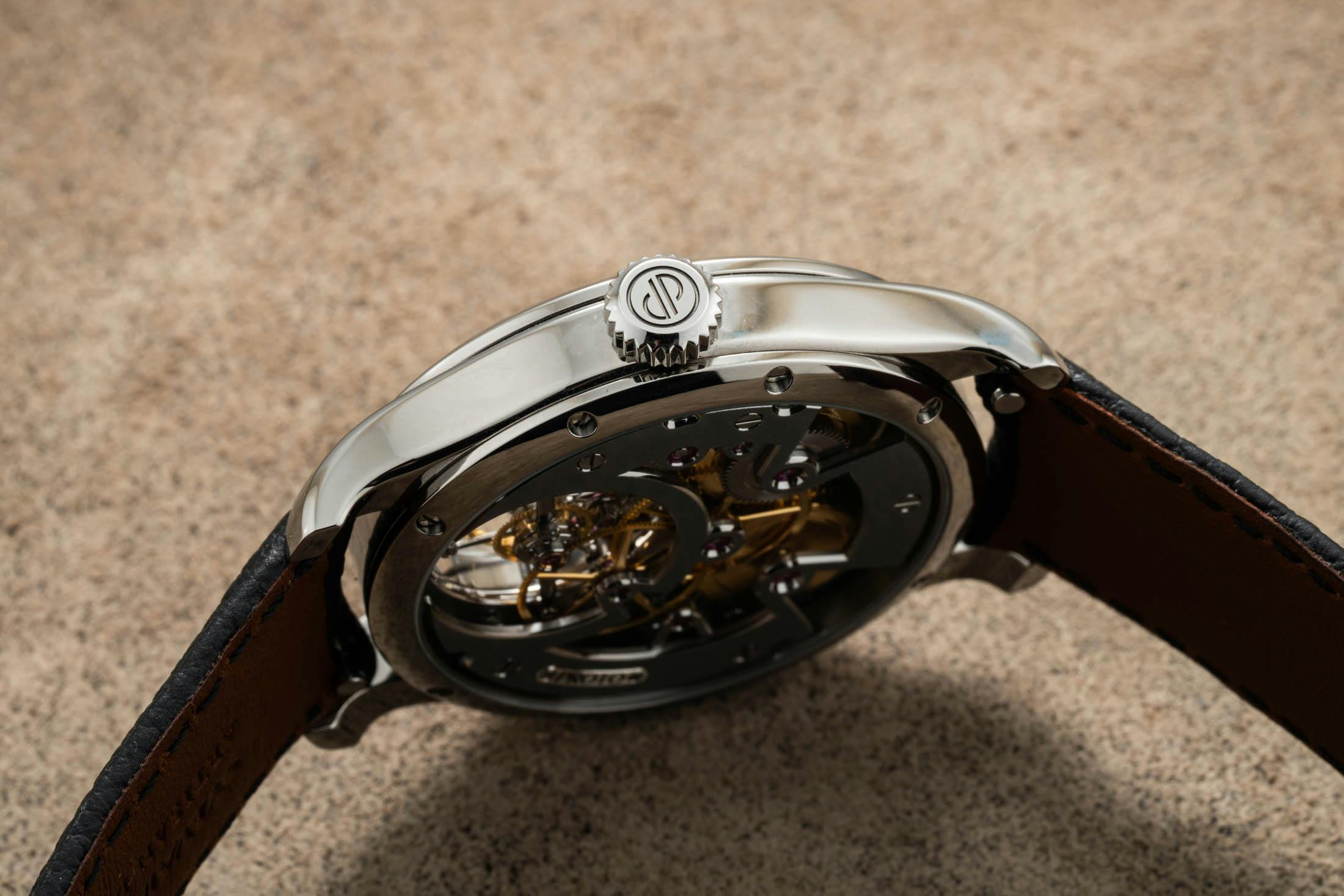 Sylvain Pinaud Tourbillon Case Side