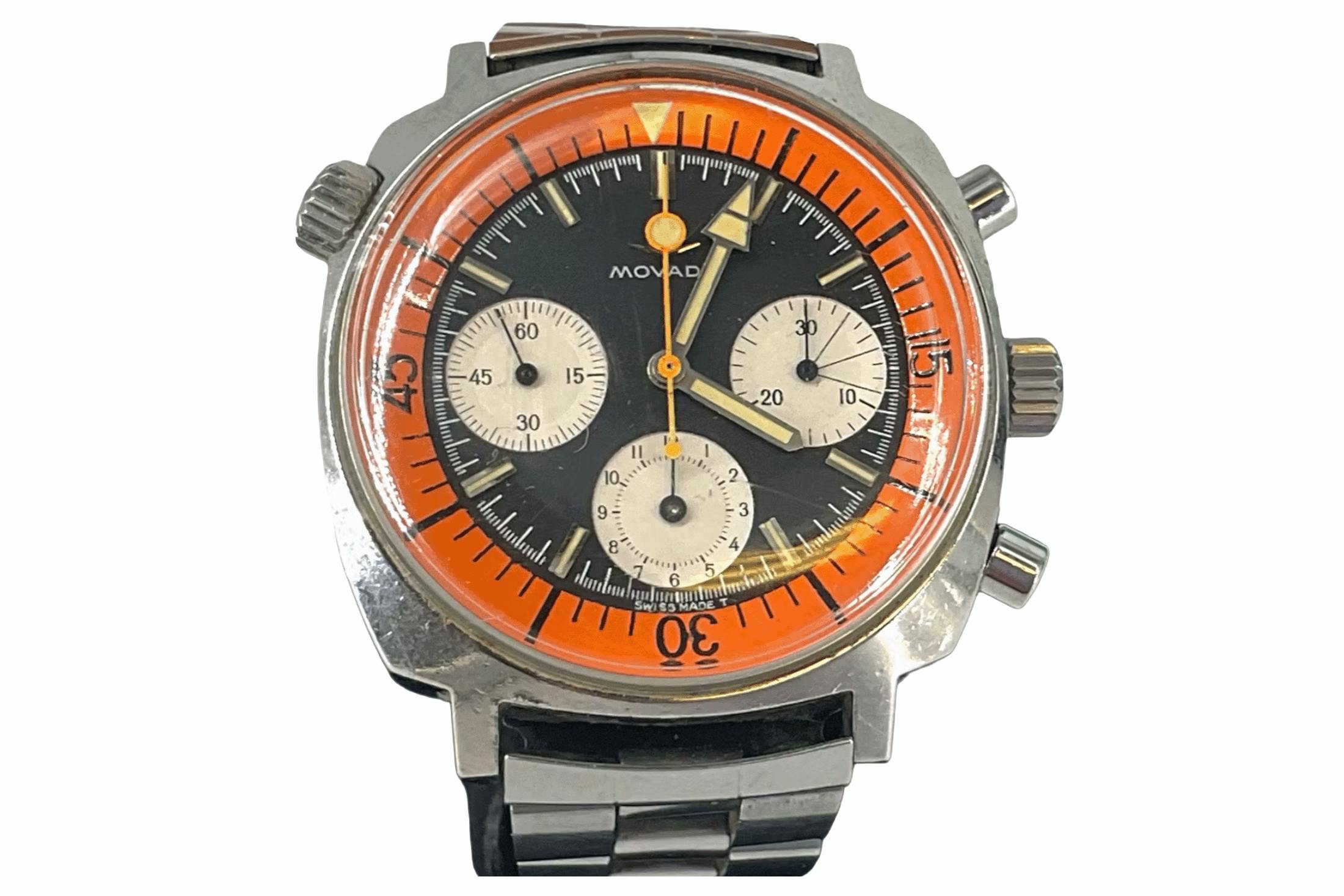 A Hamilton Cross Country, A Heuer Titanium Quartz, A Movado Super Sub Sea Chronograph, And More