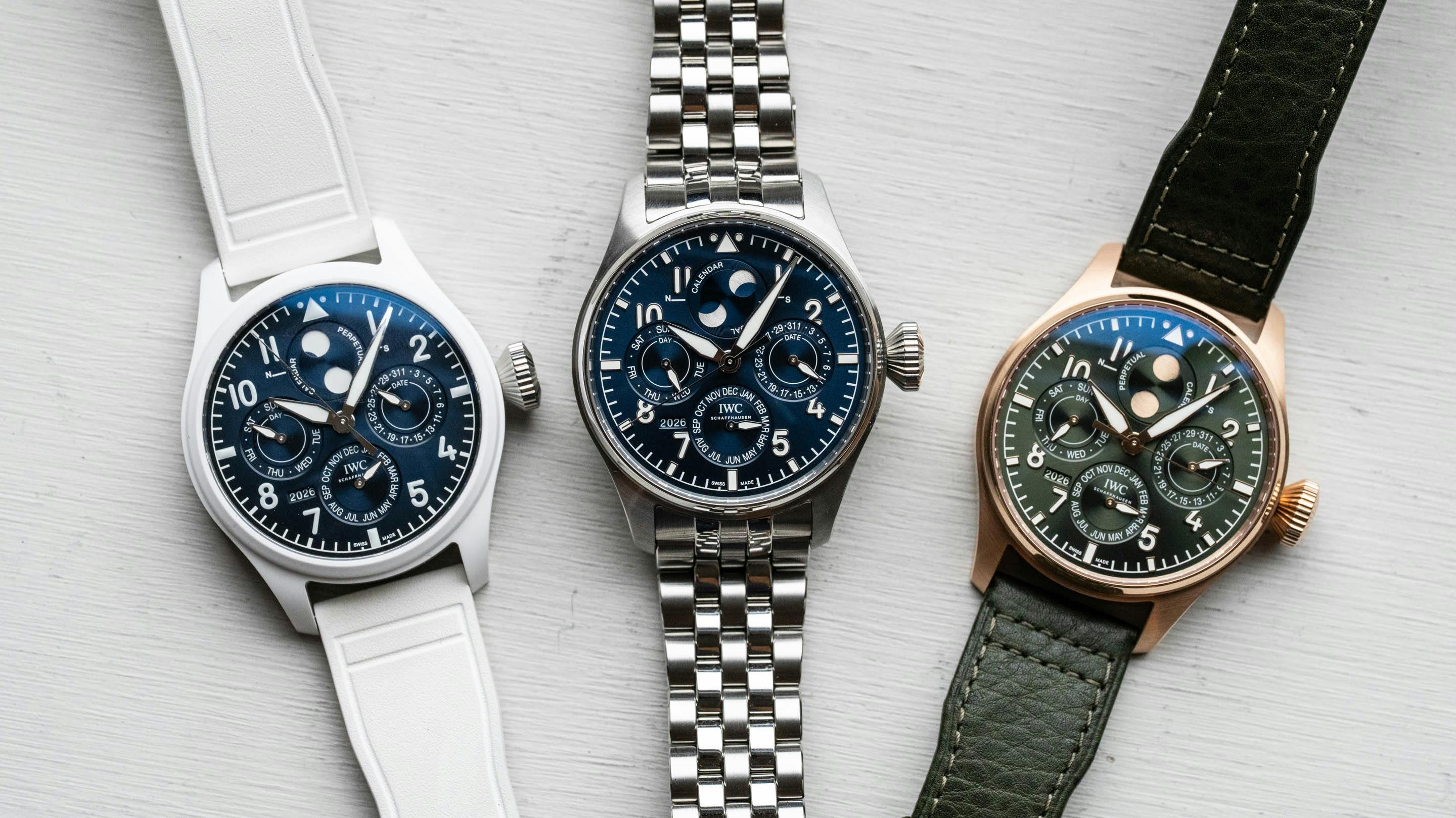 IWC Big Pilot’s Watch Perpetual Calendar ProSet initial lineup