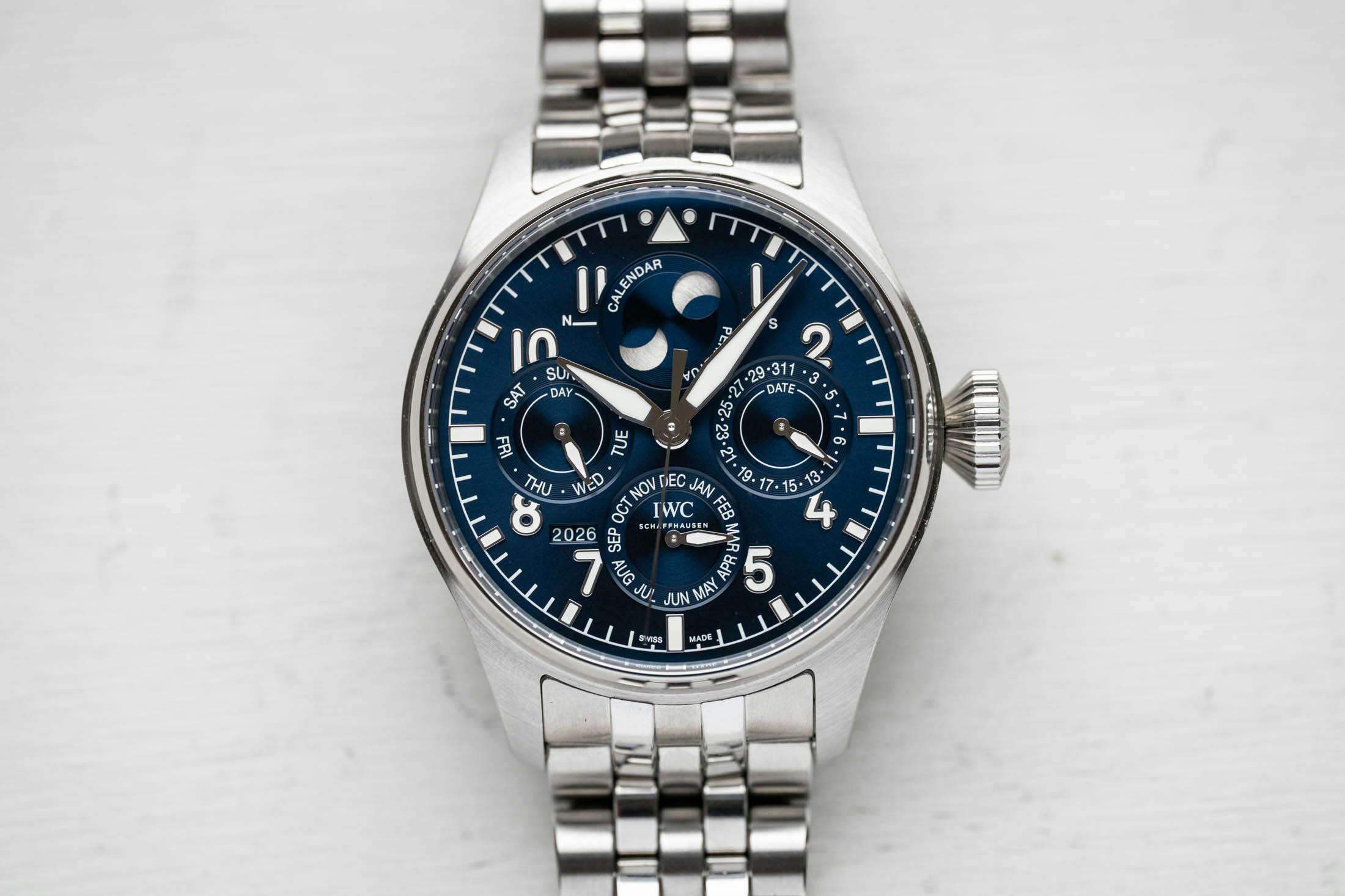 IWC Big Pilot’s Watch Perpetual Calendar ProSet Le Petit Prince in stainless steel (ref. IW329601)