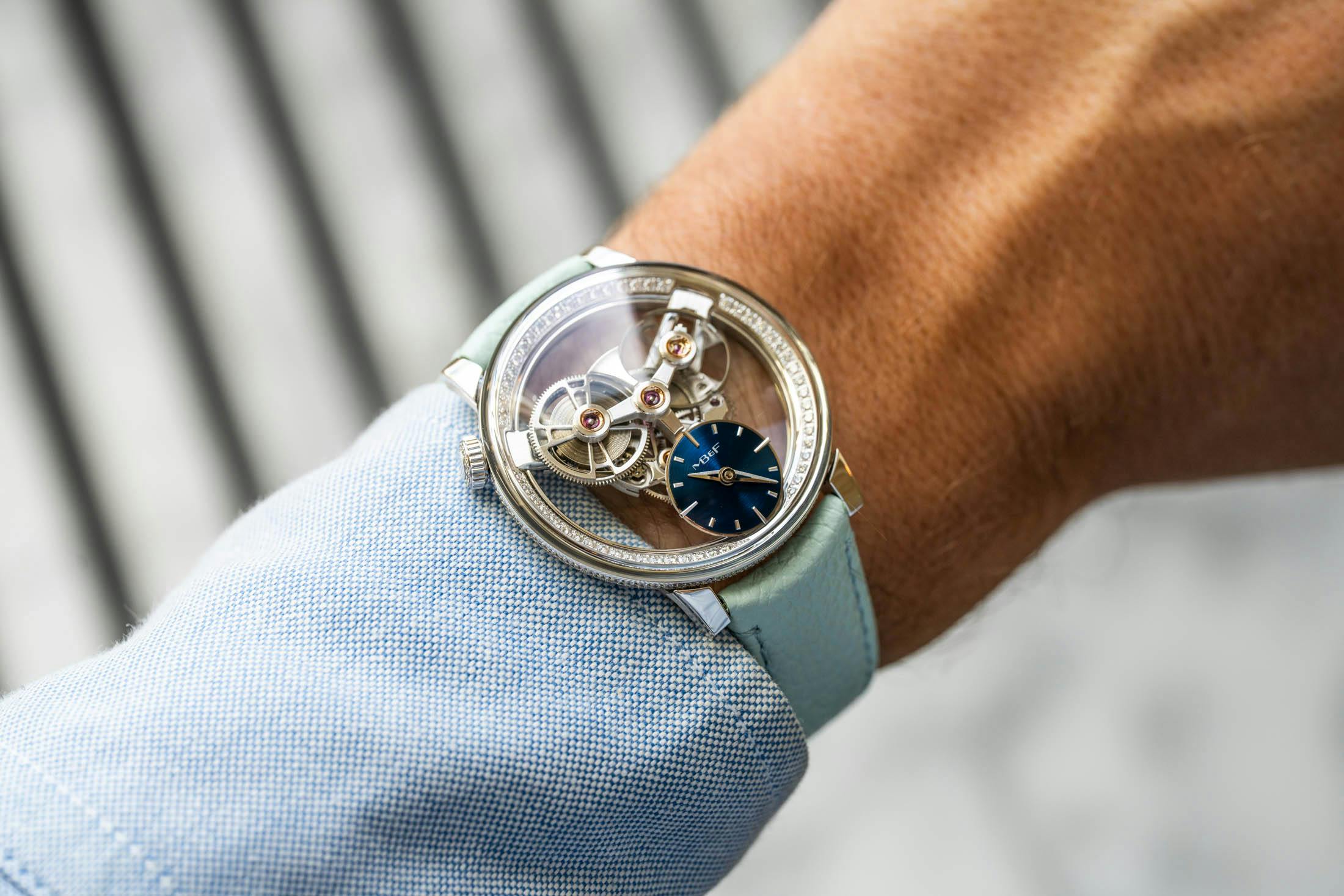MB&F SP One Pavée Wristshot Front Facing