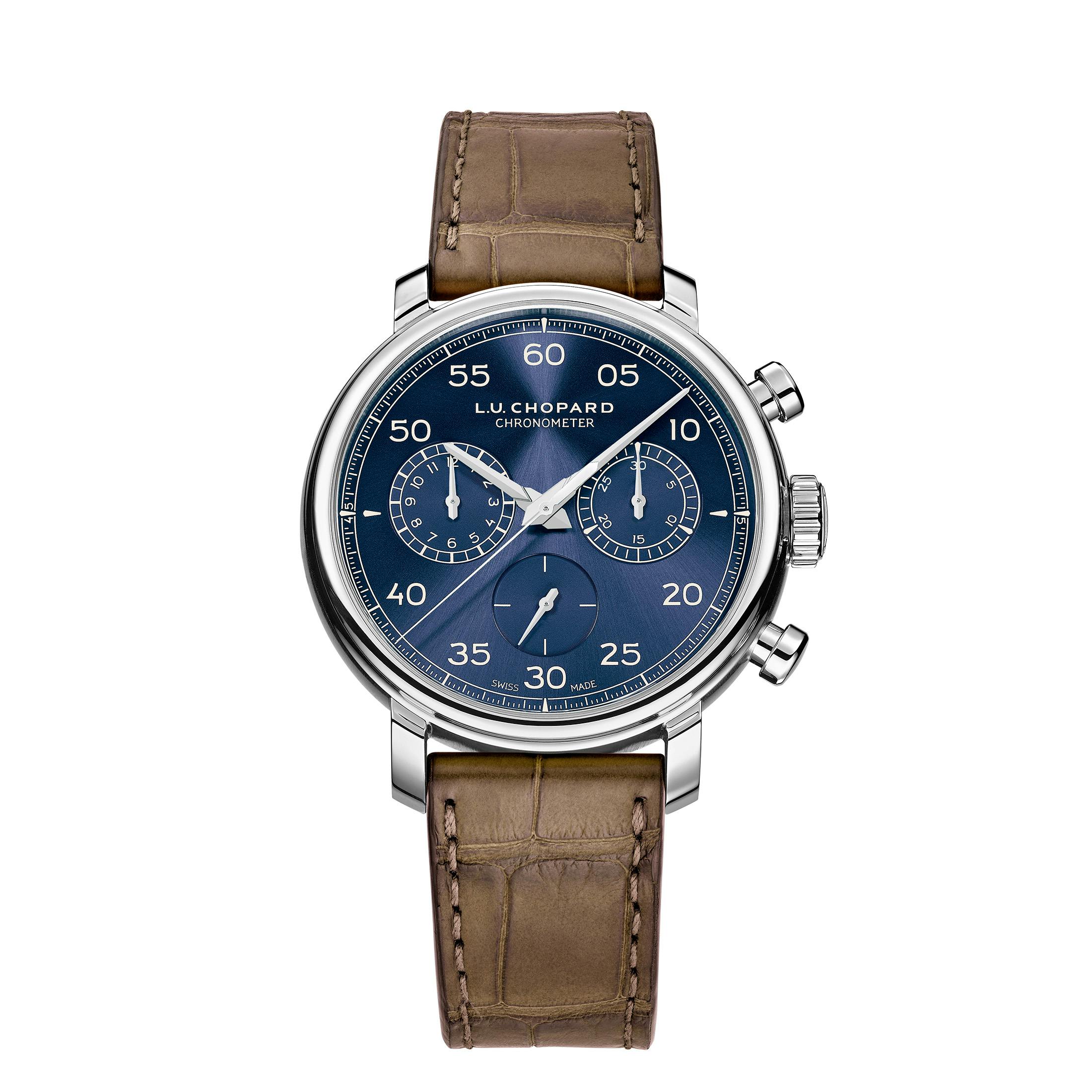Chopard L.U.C. 1963 Heritage Chronograph dial