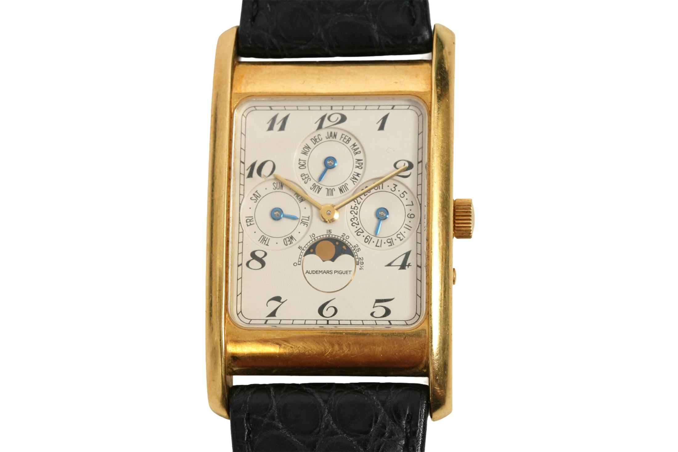 An Omega Ranchero, A Cartier Santos Ghost, An Audemars Piguet Perpetual Calendar, And A ZRC Grands Fronds