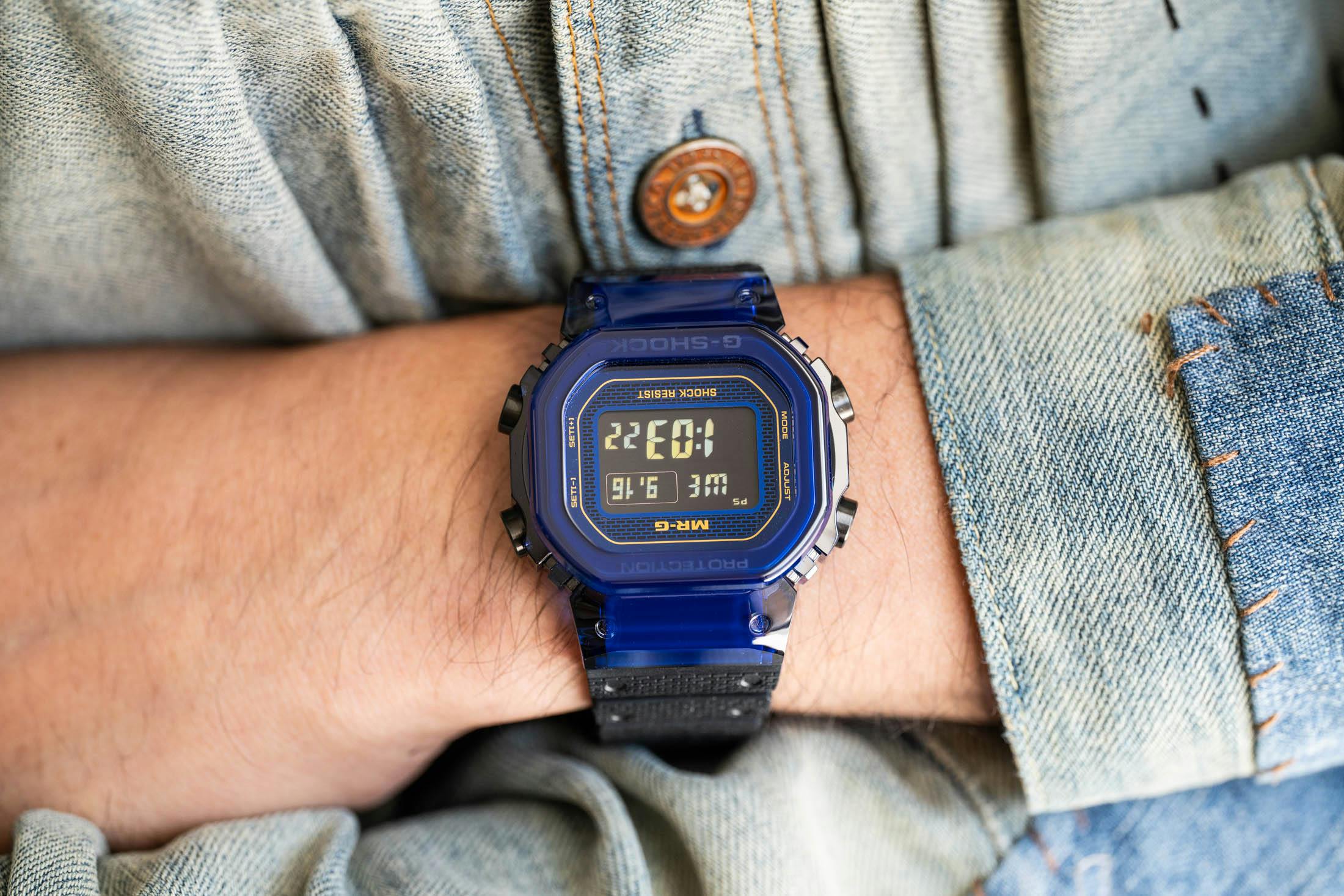 G-SHOCK Blue Sapphire Wristshot