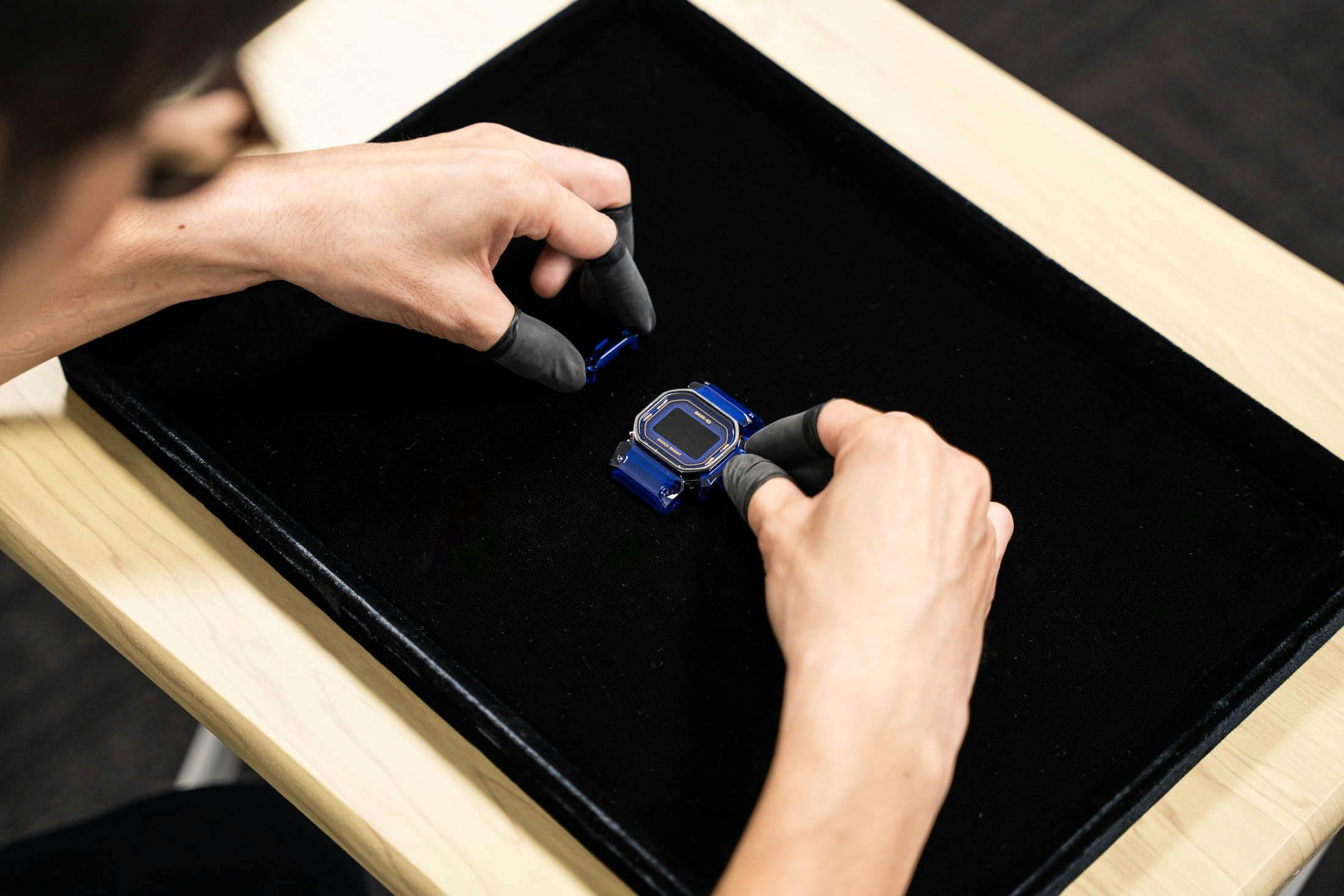 G-SHOCK Blue Sapphire Assembly In Yamagata