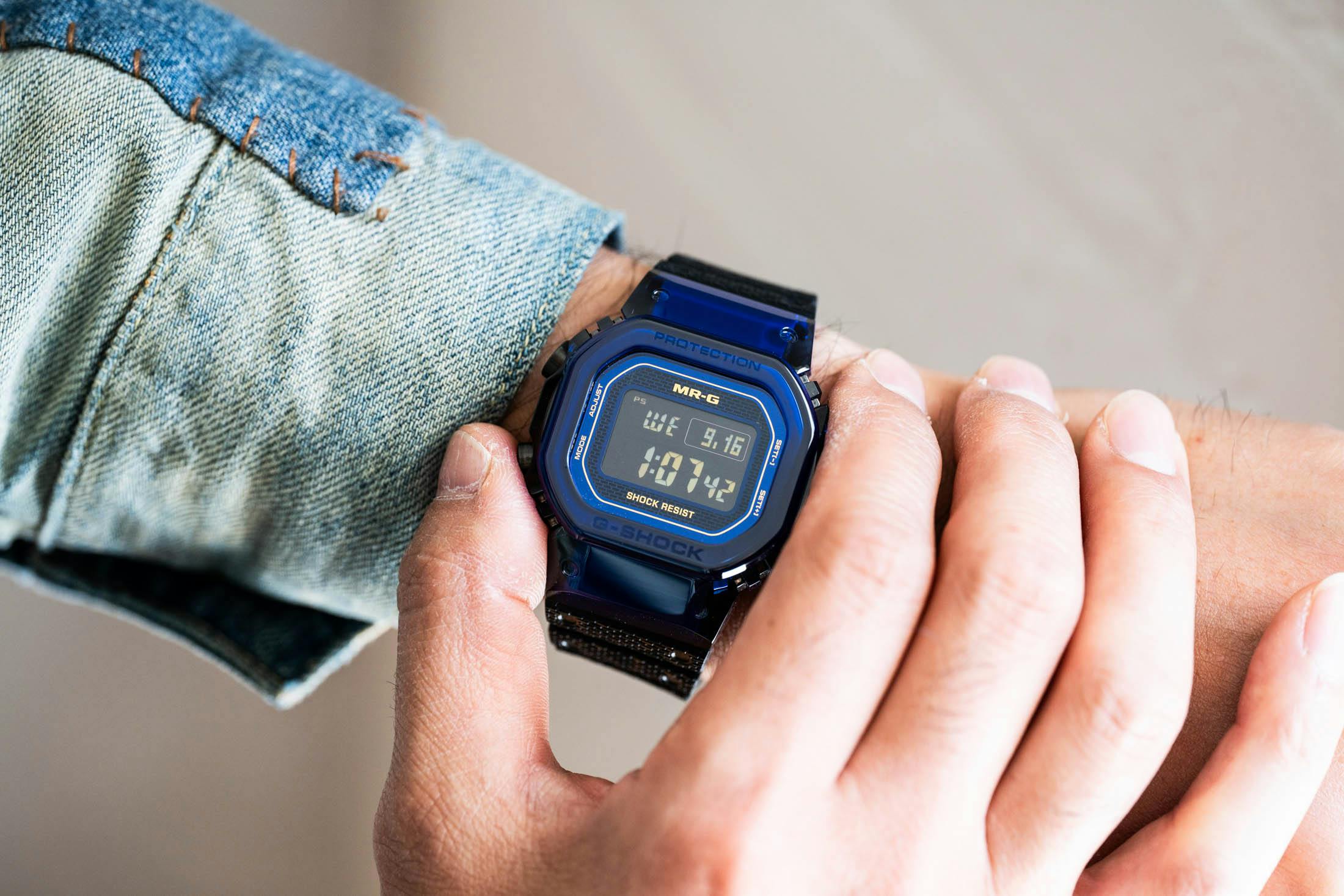 G-SHOCK Blue Sapphire Front Facing Wristshot