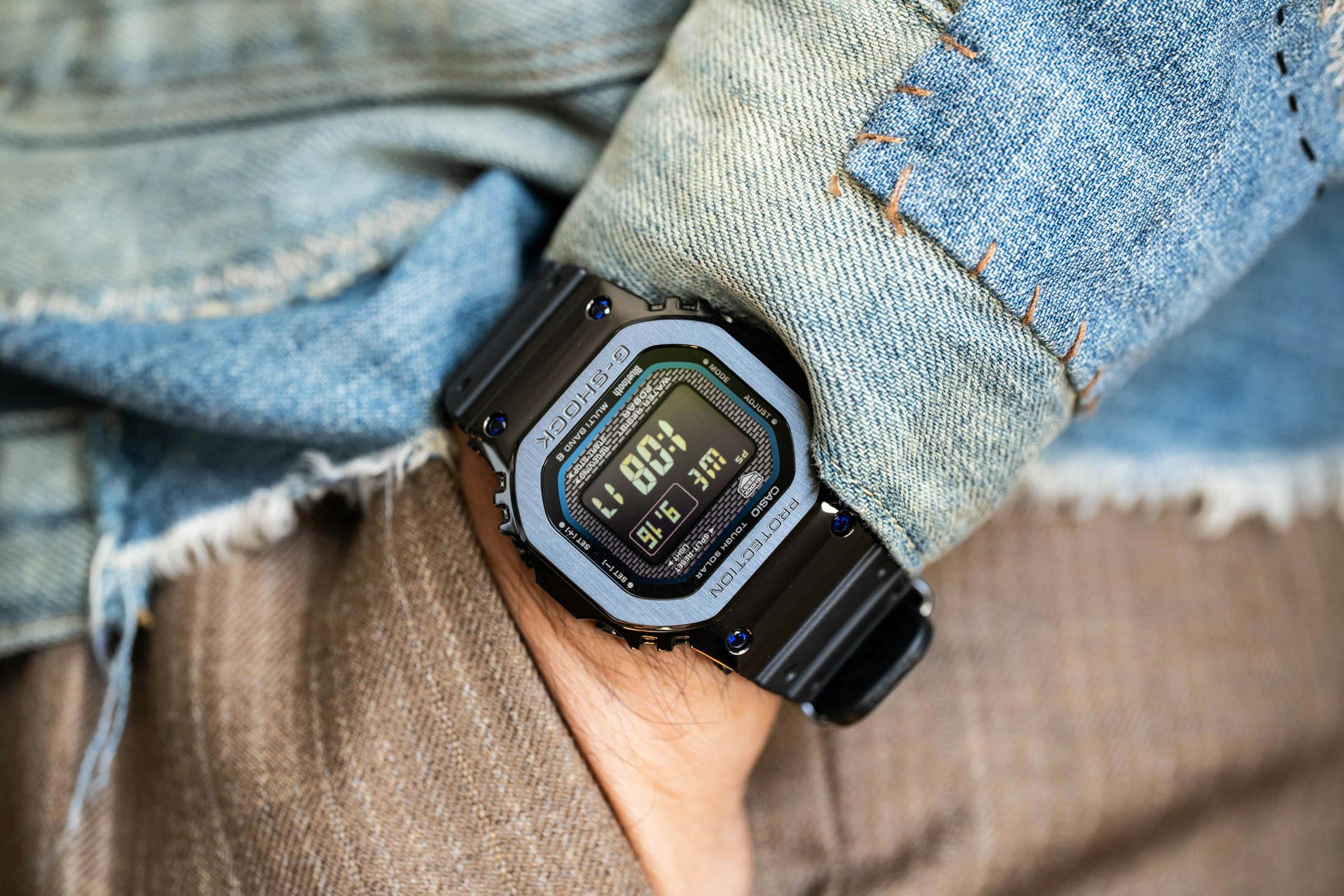 G-SHOCK Blue Steel Sapphire Wristshot