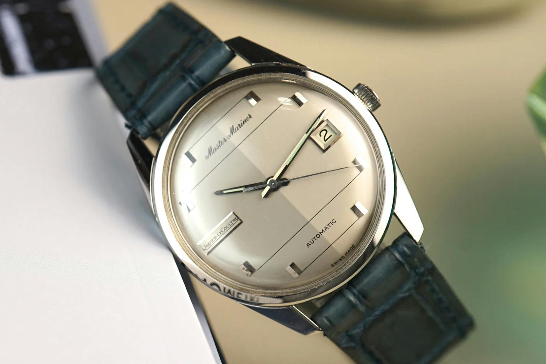 A Lucien Piccard Telephone, A Mappin and Webb Dress Watch, An Omega Admiralty, And A Jaeger LeCoultre Master Mariner