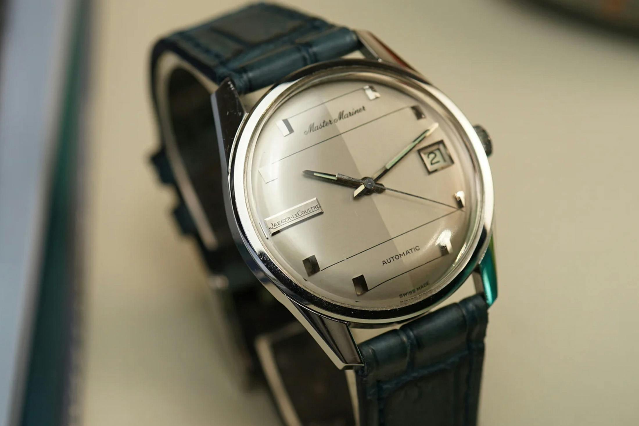 A Lucien Piccard Telephone, A Mappin and Webb Dress Watch, An Omega Admiralty, And A Jaeger LeCoultre Master Mariner