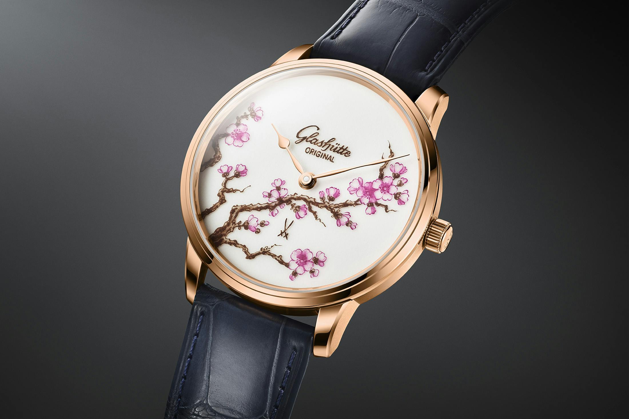 Glashütte Original's “Cherry Blossom” Senator Meissen Is In Full Bloom This Fall
