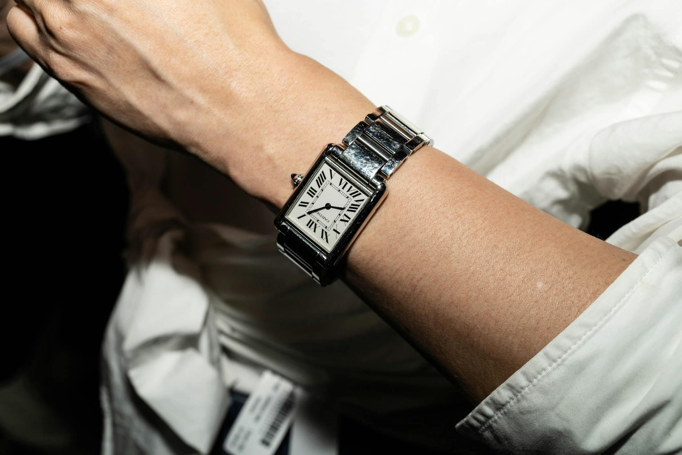 Cartier Tank on Bracelet
