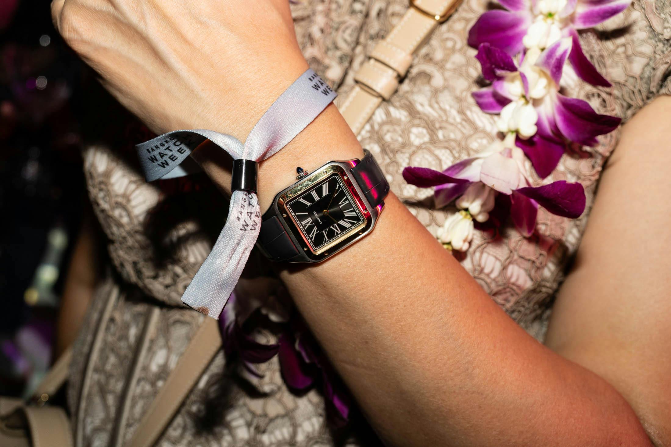 Santos Dumont Two-Tone on wrist