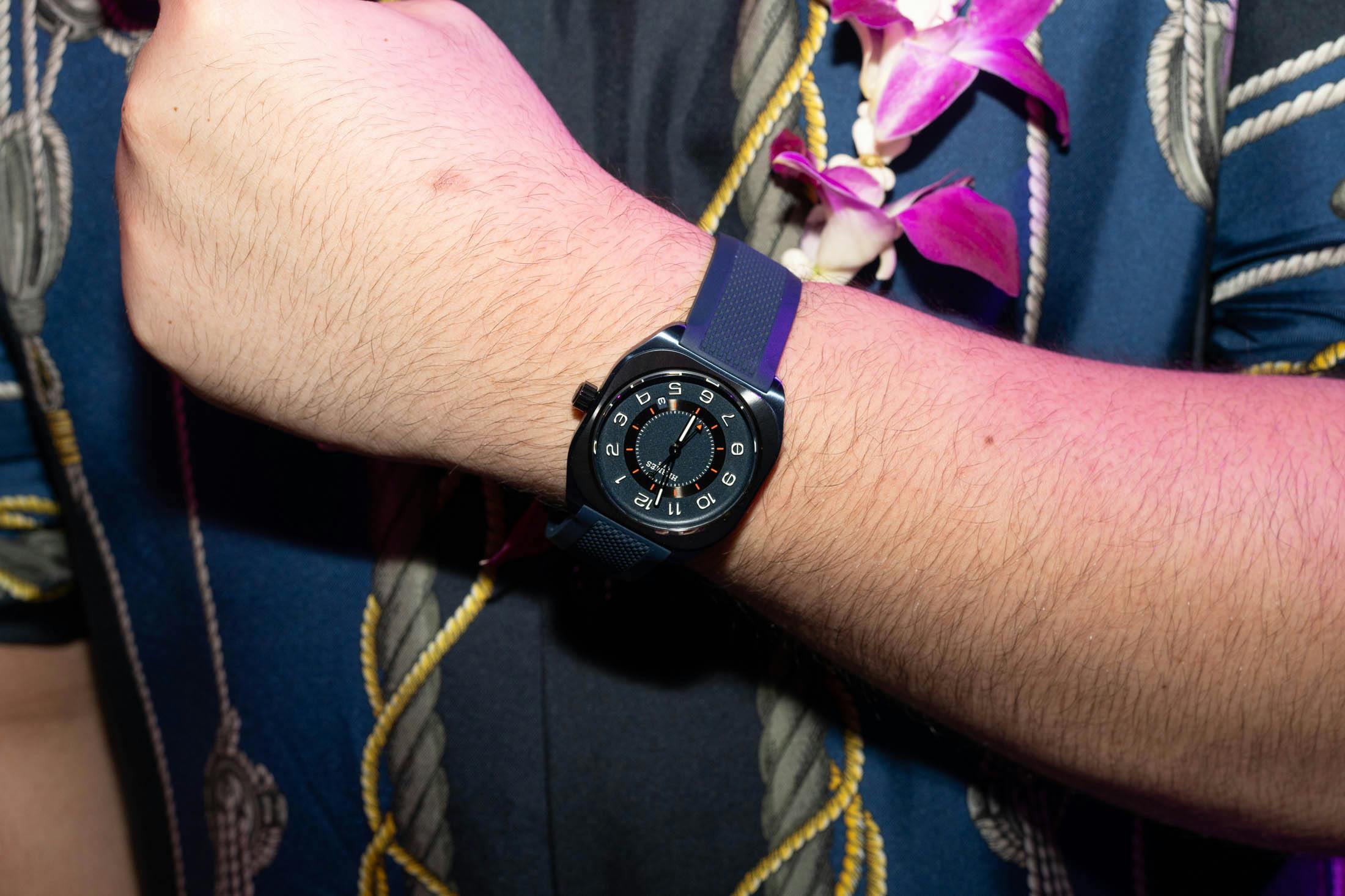Hermes H08 watch on wrist