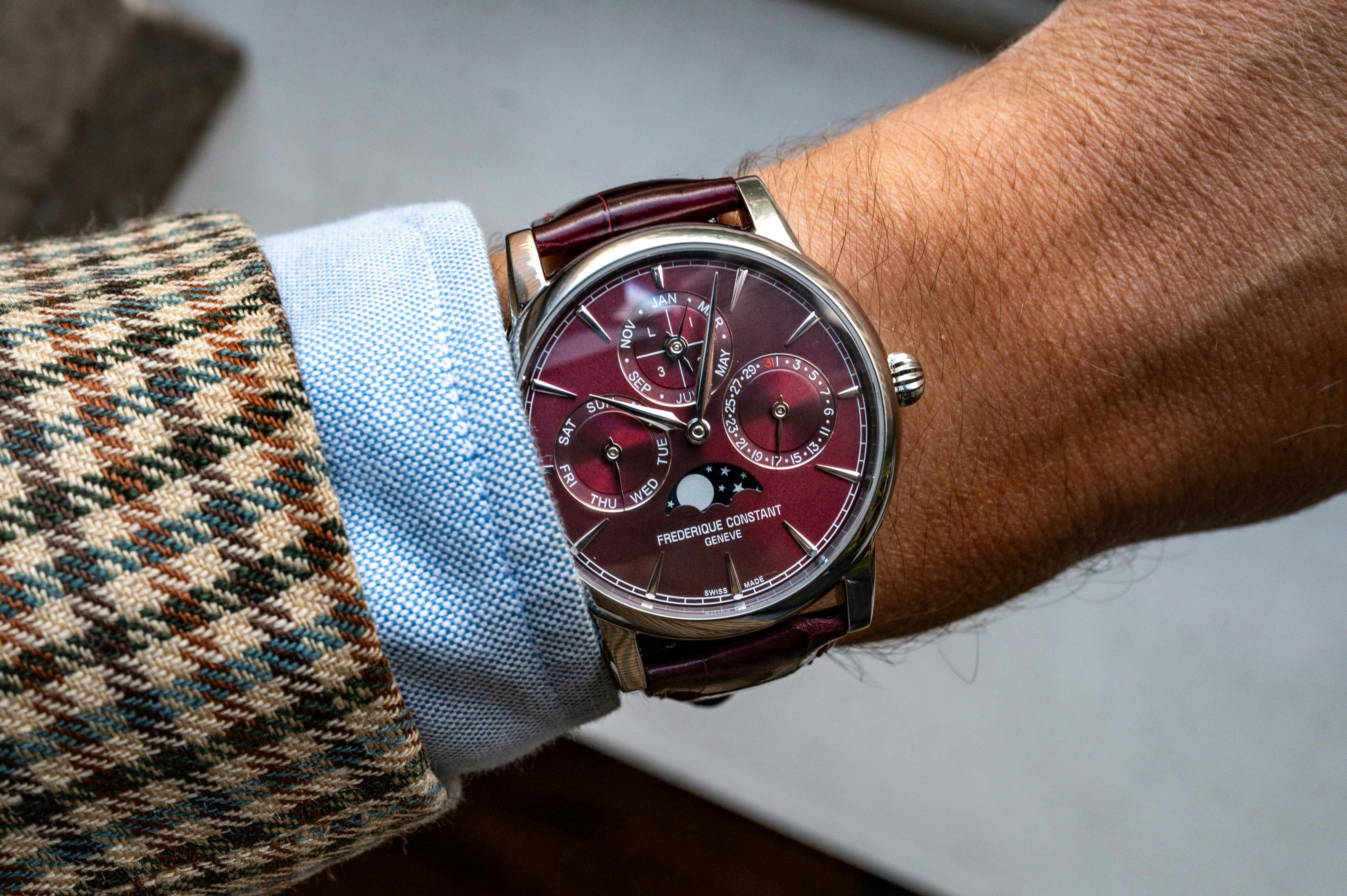 Fredrique Constant Manufacture Classic Perpetual Calendar Burgundy Limited Edition