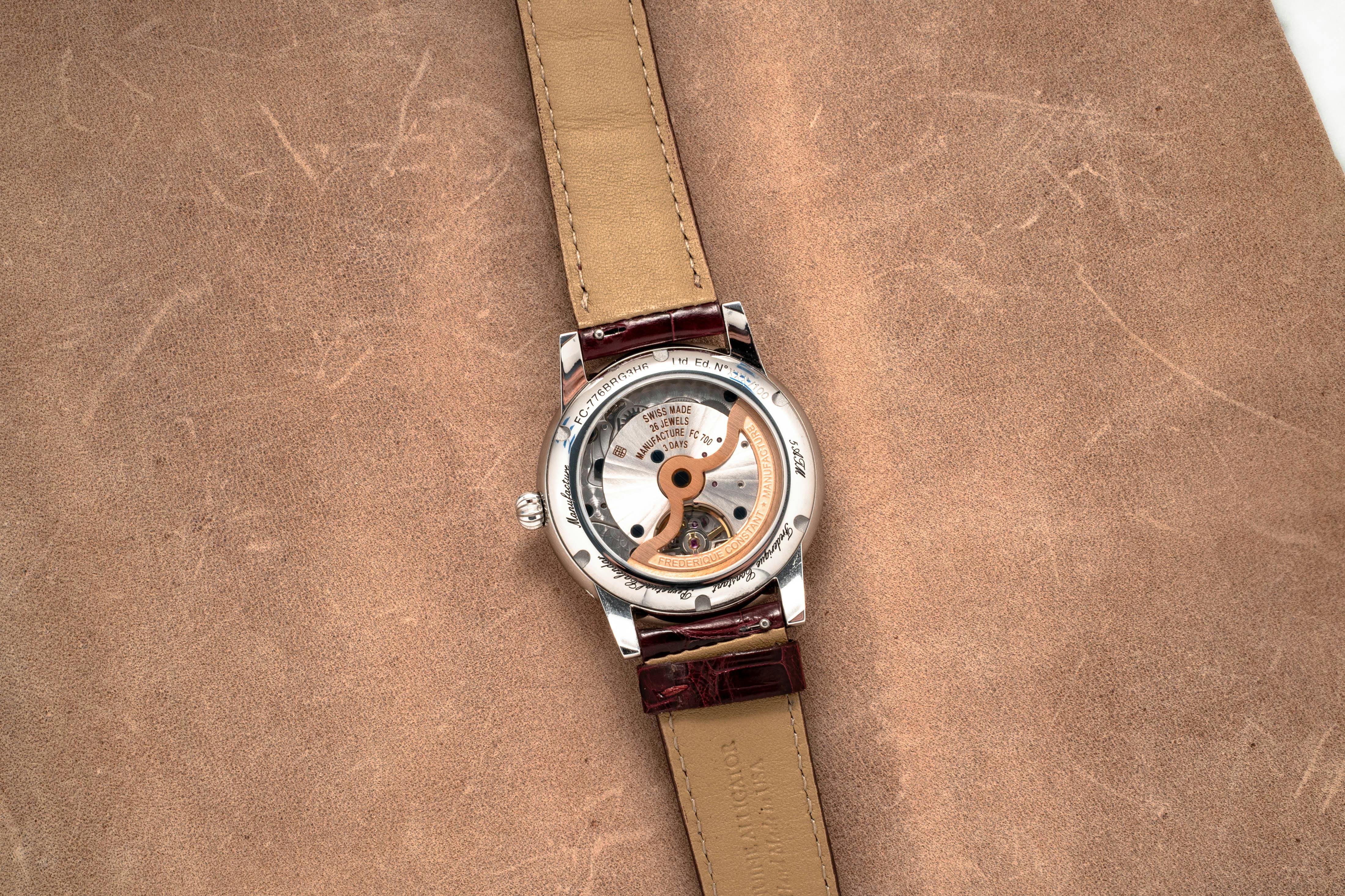 Fredrique Constant Manufacture Classic Perpetual Calendar Burgundy Limited Edition