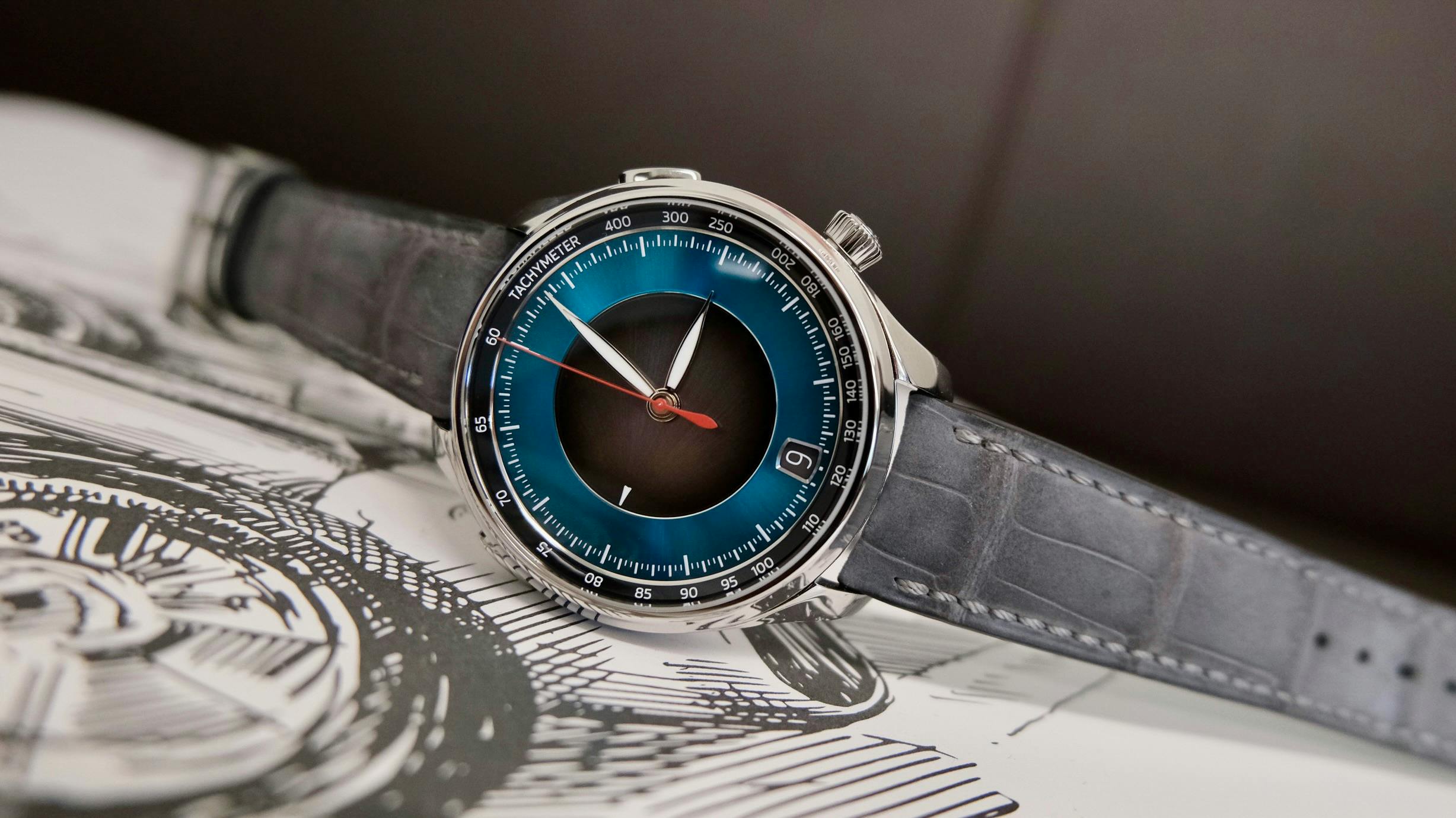 Hands-On The Deceptively Minimalist H. Moser & Cie Endeavour Flyback Chronograph Dual Time Date