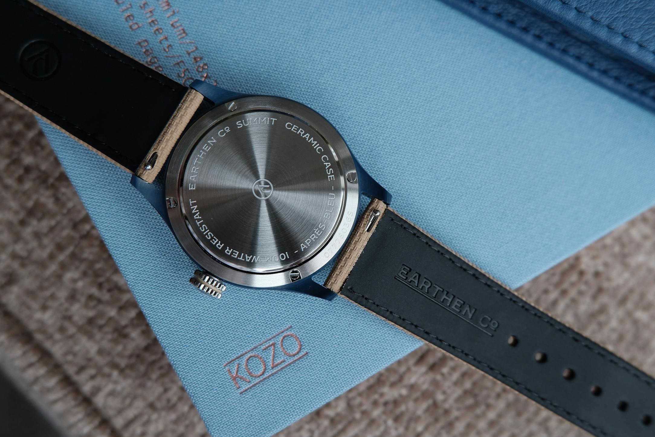 Earthen Co. Summit Après-Bleu caseback