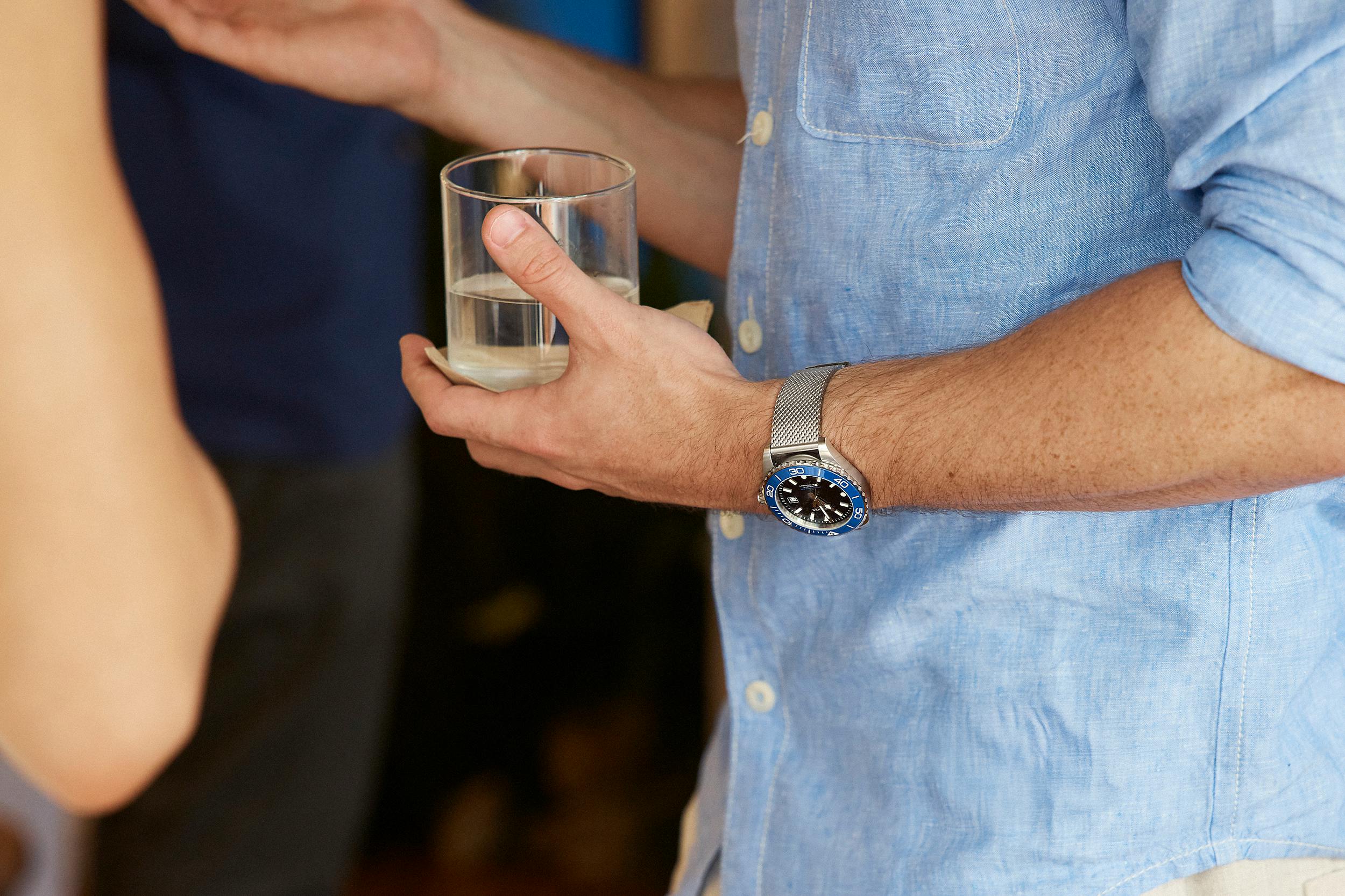 Longines HydroConquest on wrist Byron