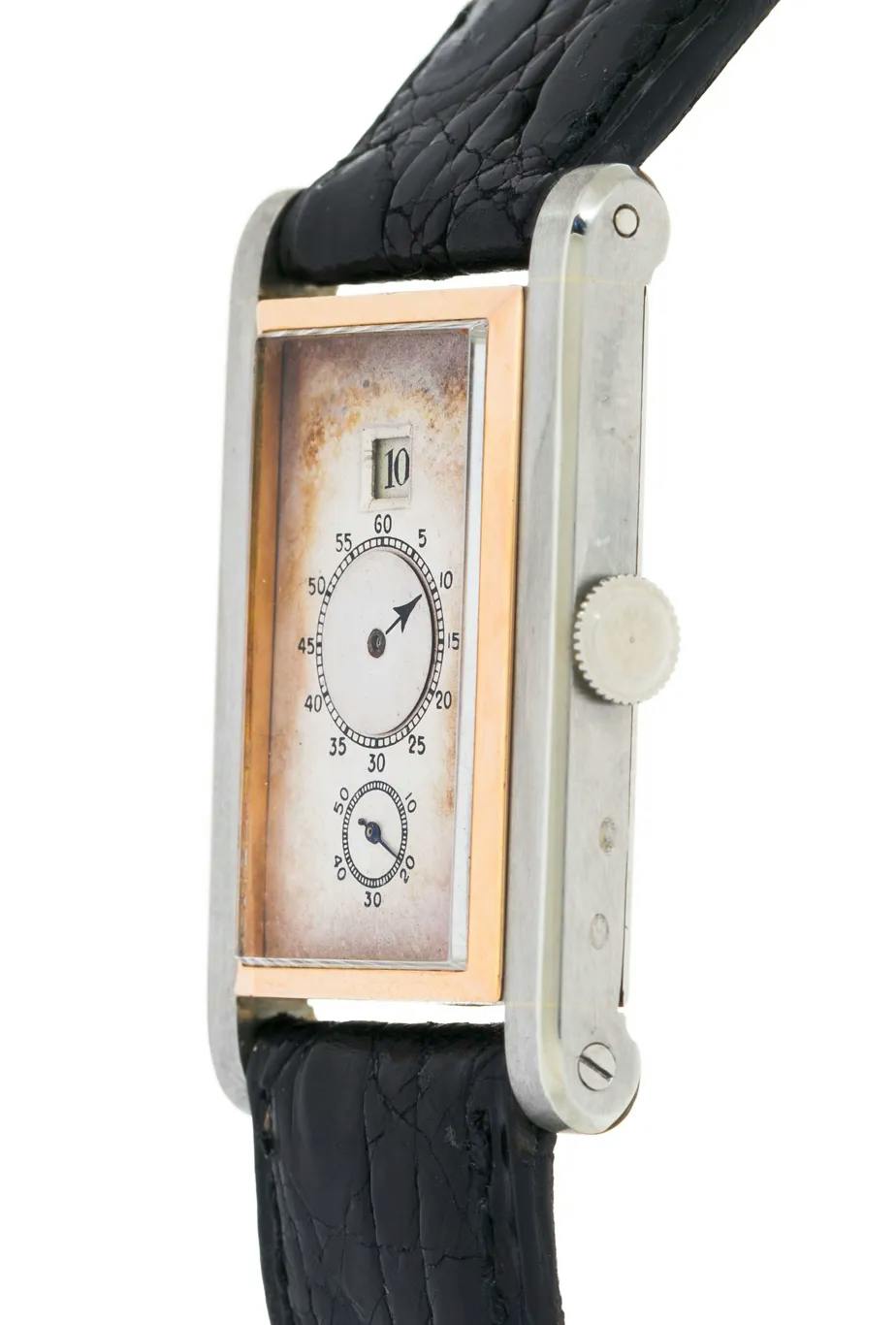 A vintage Niton jumping hour watch
