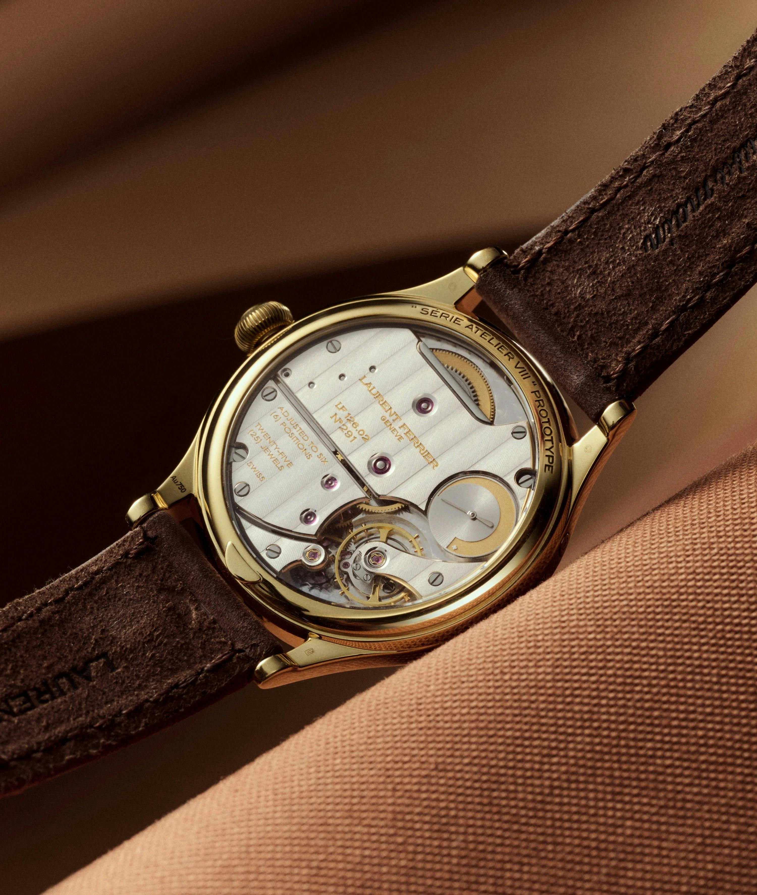 Laurent Ferrier Serie Atélier Classic Moon Dusk caseback
