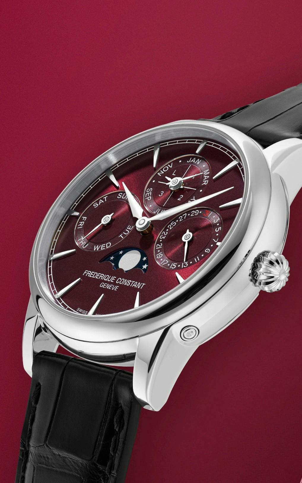 Fredrique Constant Manufacture Classic Perpetual Calendar Burgundy Limited Edition