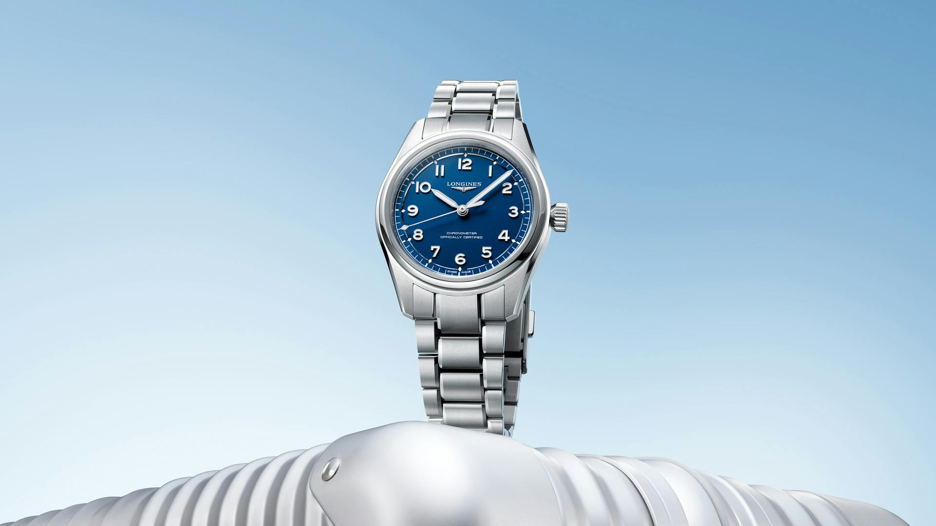 Longines Spirit Pilot matte blue