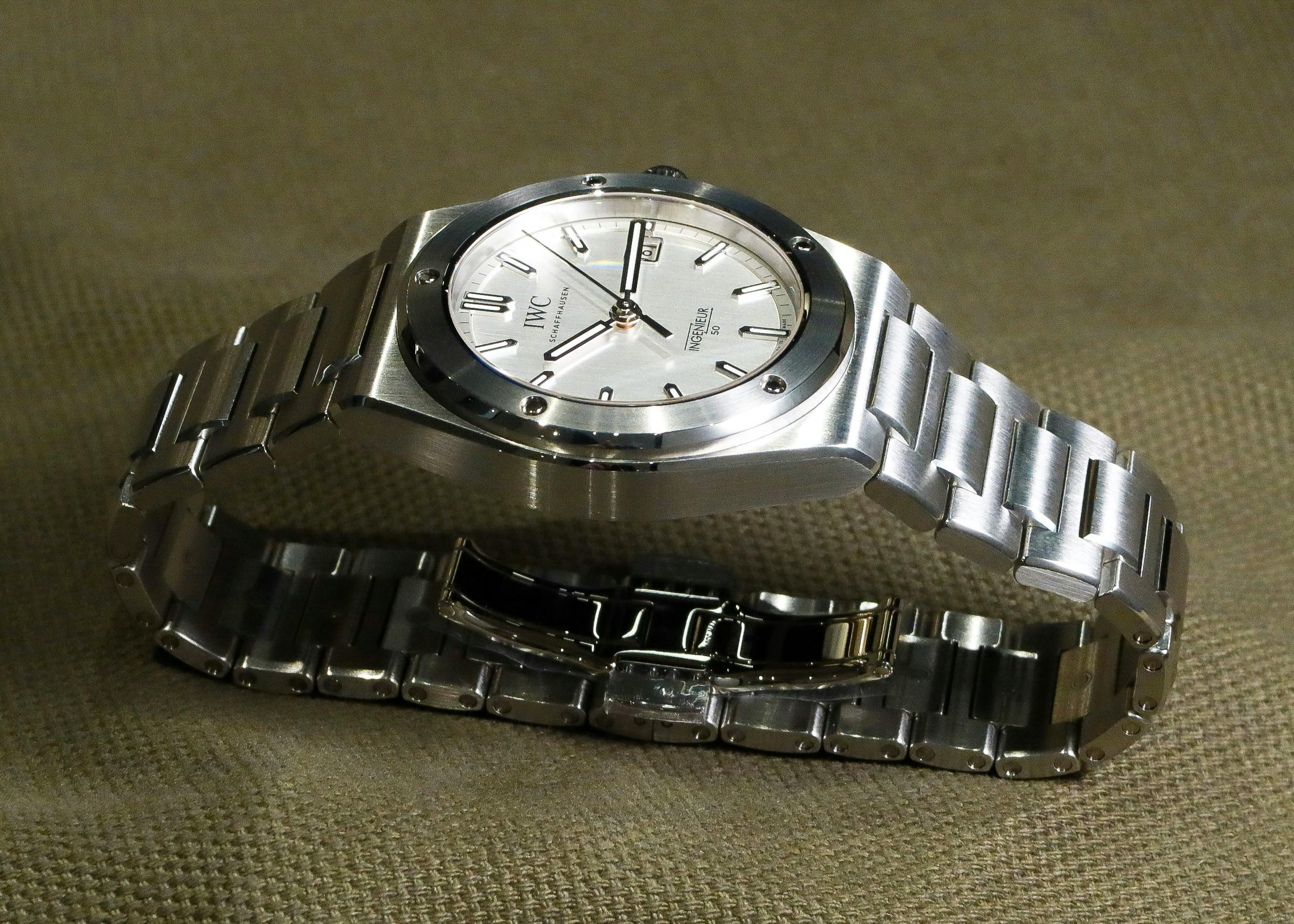IWC Ingenieur 50th Anniversary Case Side
