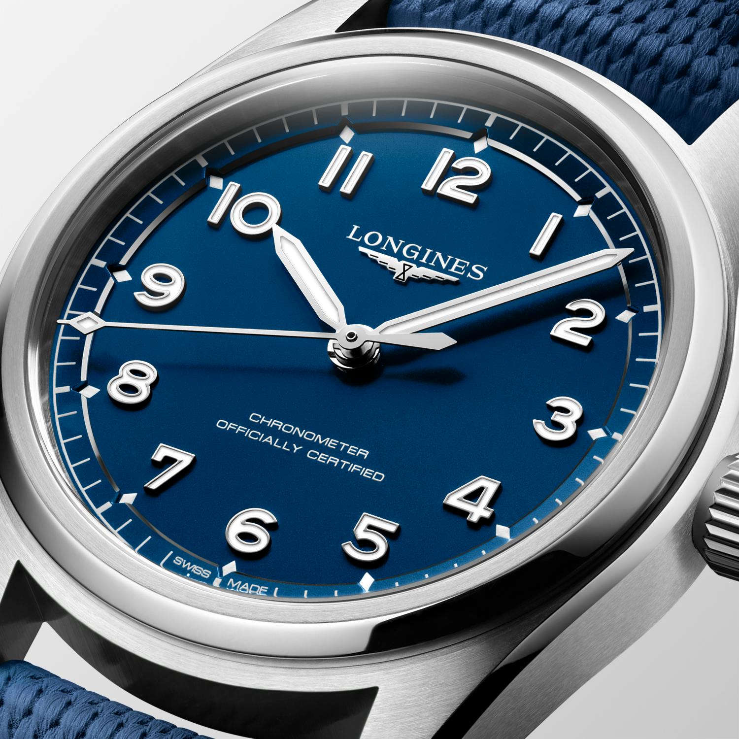 Longines Spirit Pilot matte blue dial