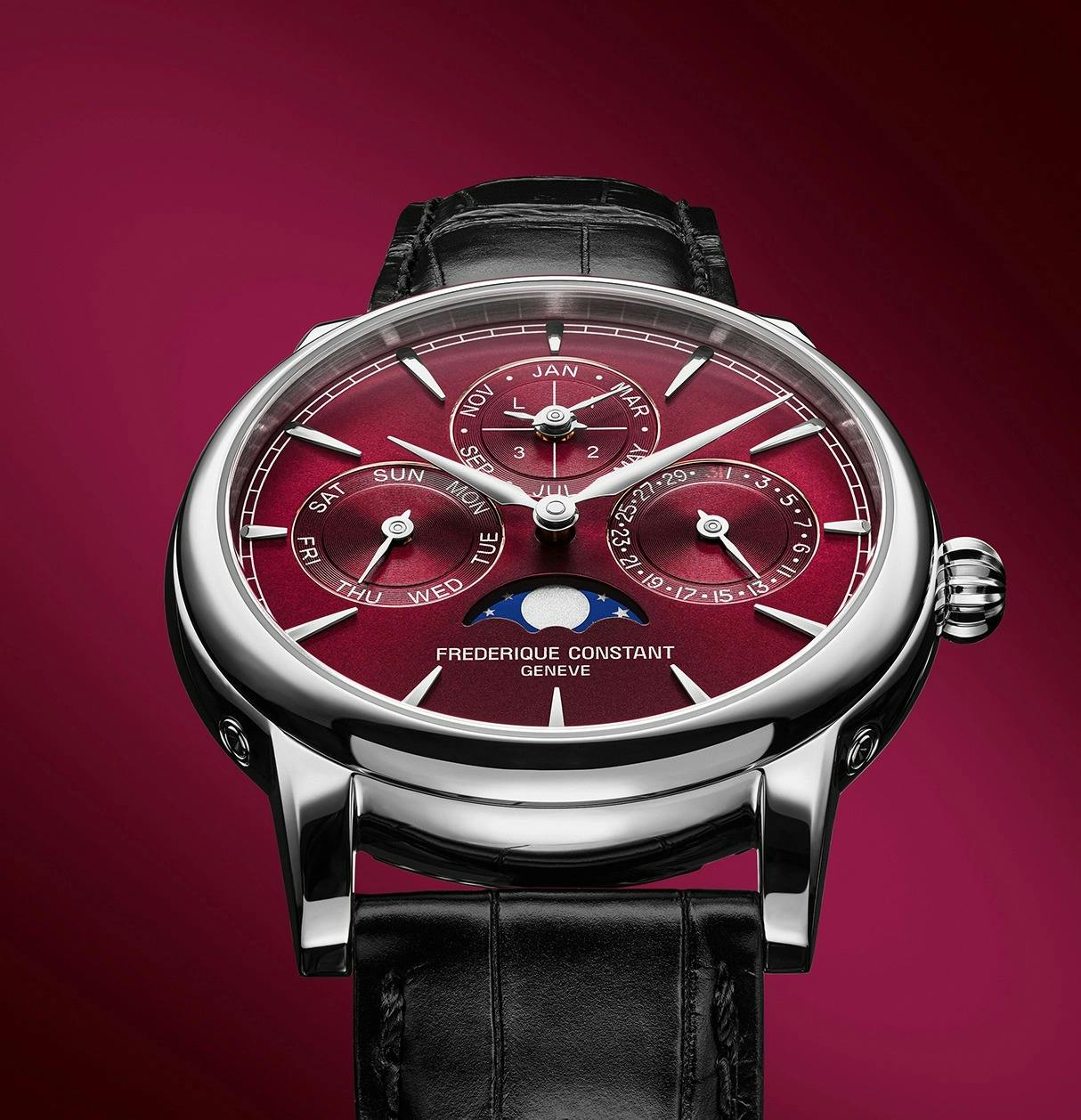 Fredrique Constant Manufacture Classic Perpetual Calendar Burgundy Limited Edition