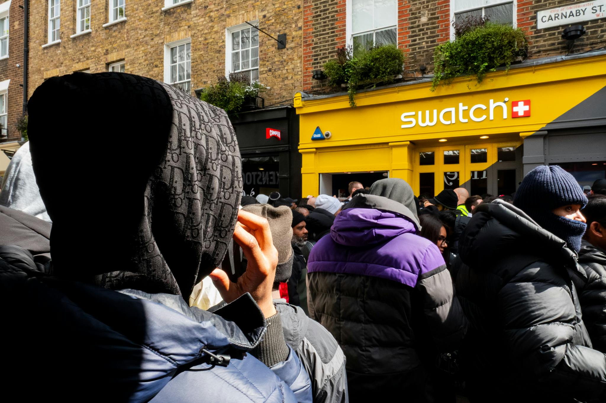 Swatch Carnaby Street flipper